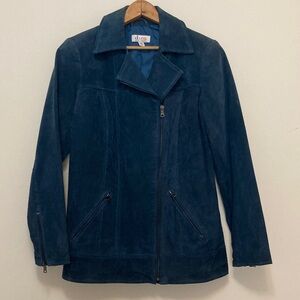 Denim & company Blue suede Jacket